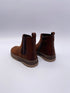 Pinocchio P1659 chelsea boots met rits donker bruin nubuck
